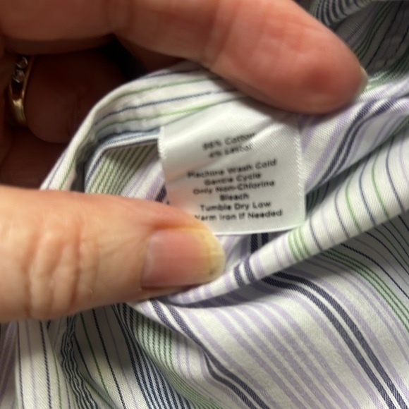 Talbots Wrinkle Resistant Button Down Blouse - Picture 7 of 7